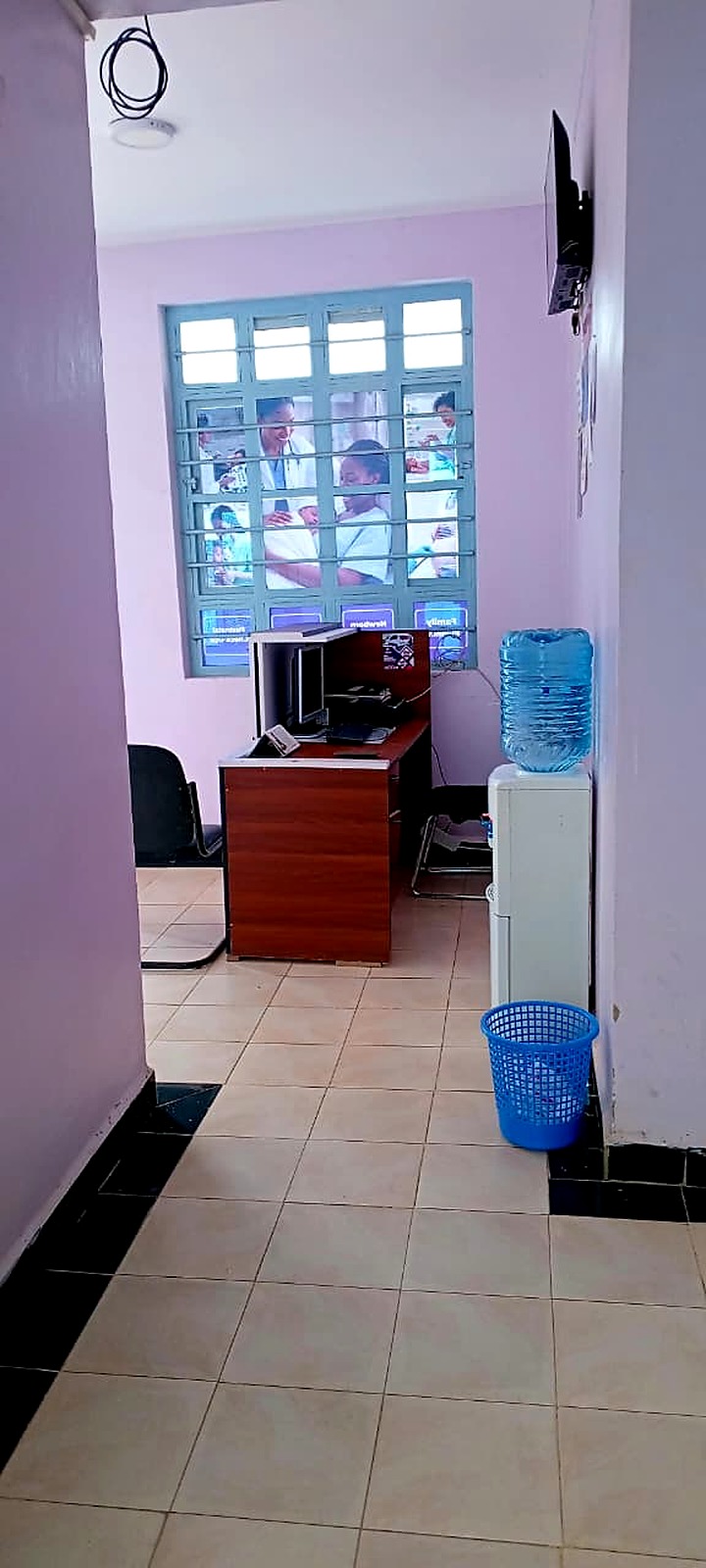 Nurses station and triage desk at Joska Royal Care Hospital
