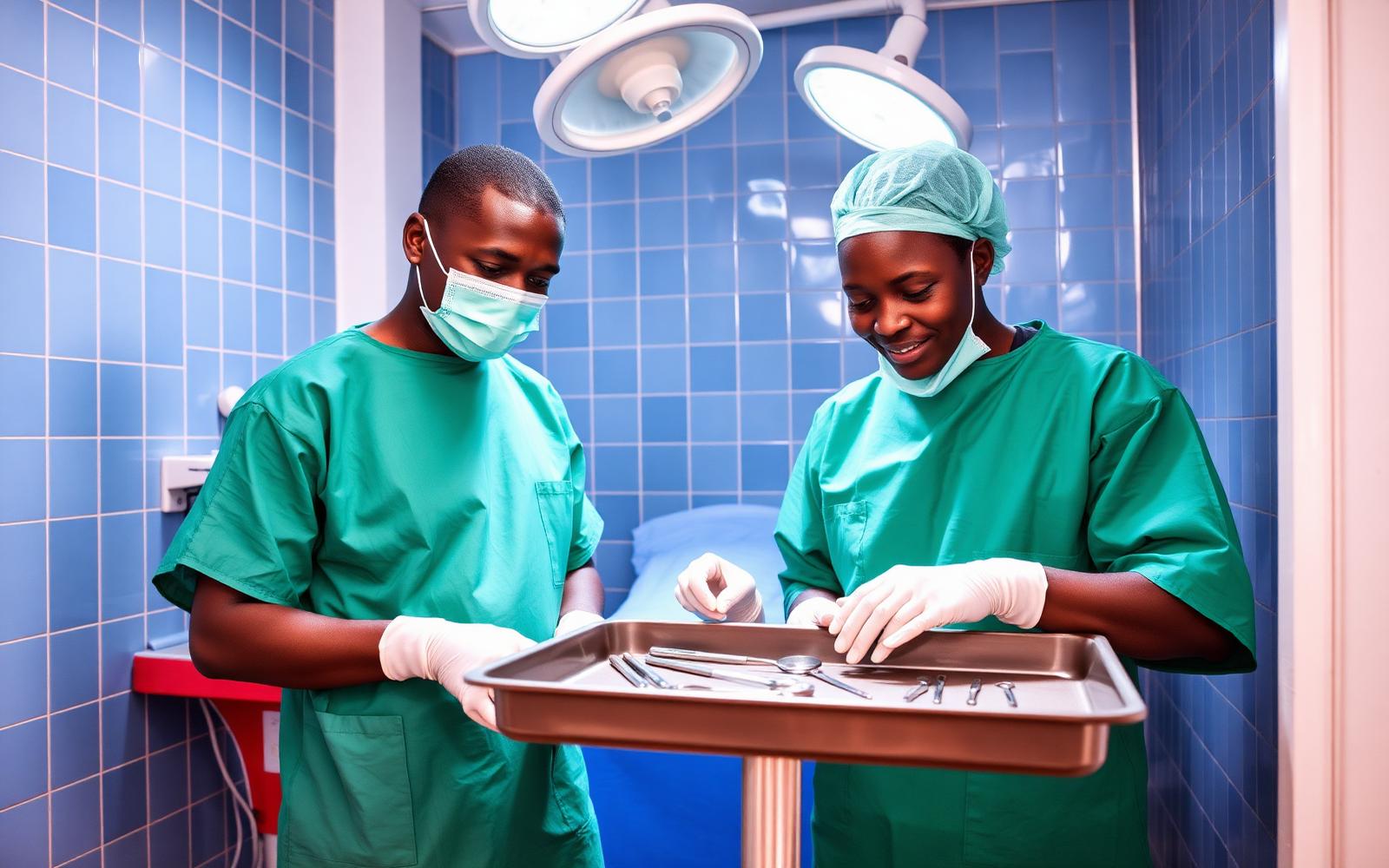Sterile minor theatre used for safe male circumcision procedures
